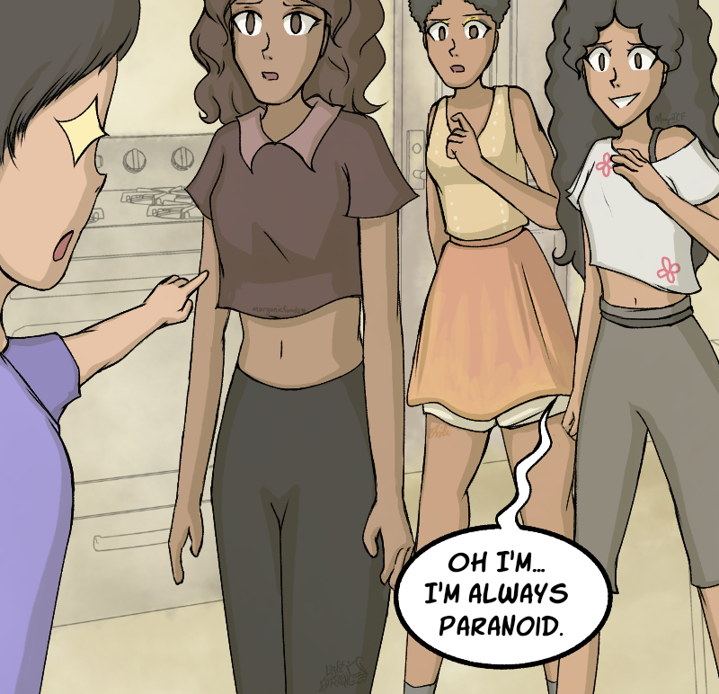 Light Rising - Episode 16, Page 4: Stuck Together Pages 47,48,49&50