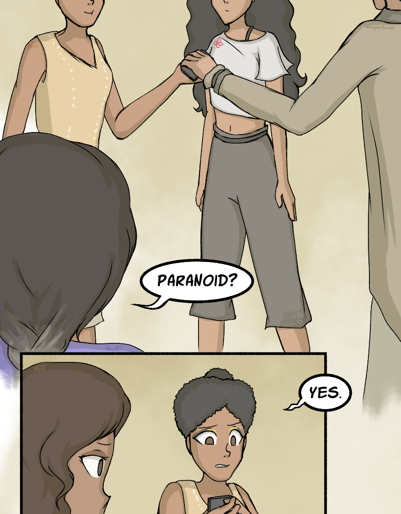 Light Rising - Episode 16, Page 5: Stuck Together Pages 47,48,49&50