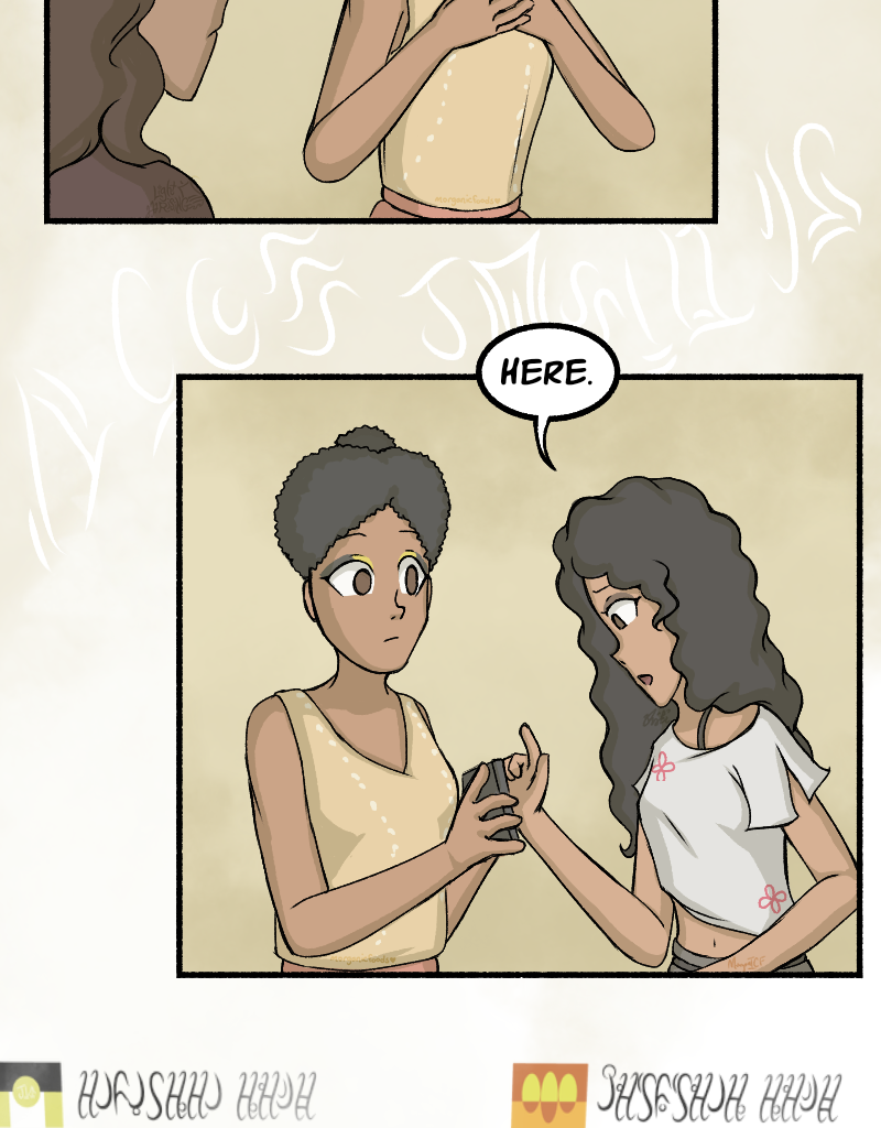 Light Rising - Episode 16, Page 5: Stuck Together Pages 47,48,49&50