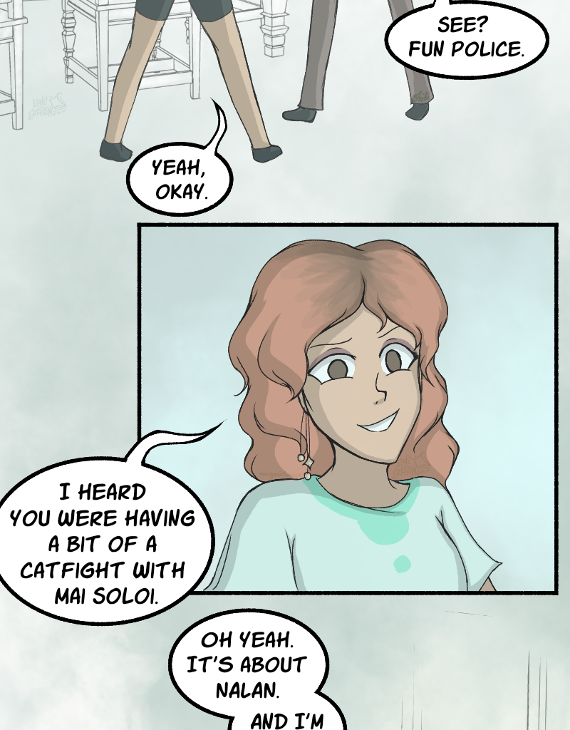 Light Rising - Episode 17, Page 2: Stuck Together Pages 51,52&53