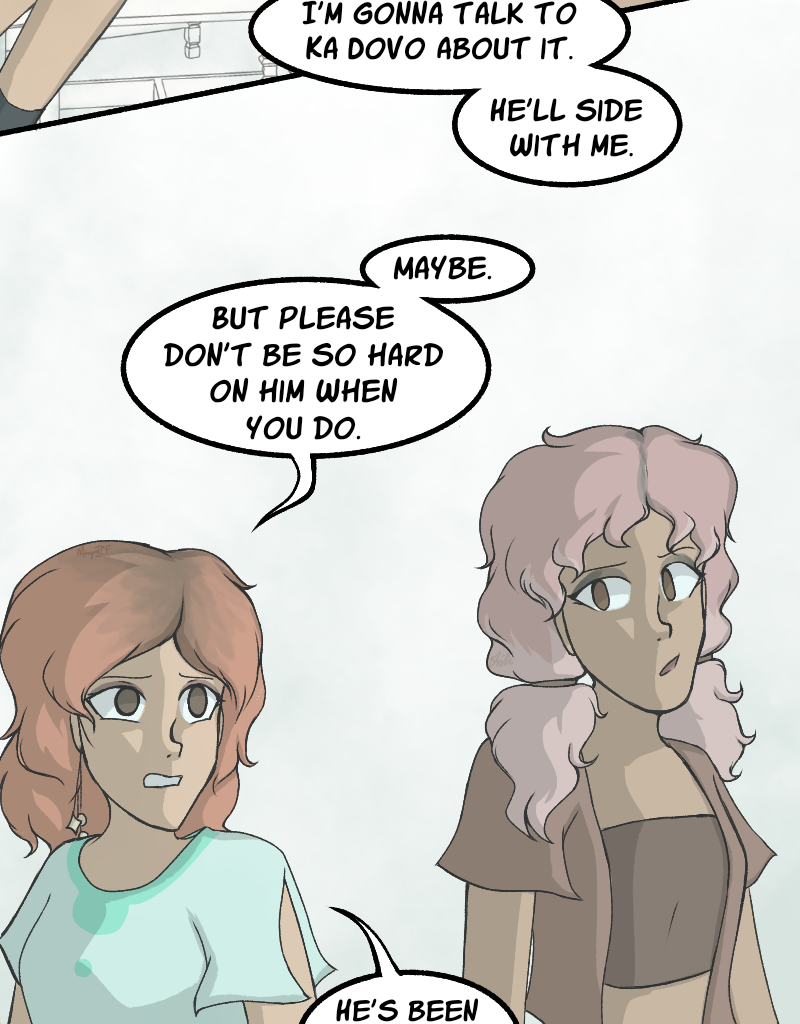 Light Rising - Episode 17, Page 3: Stuck Together Pages 51,52&53