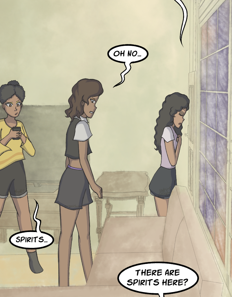 Light Rising - Episode 18, Page 1: Stuck Together Pages 54,55,56&57