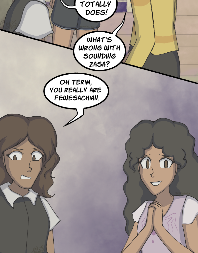 Light Rising - Episode 18, Page 1: Stuck Together Pages 54,55,56&57