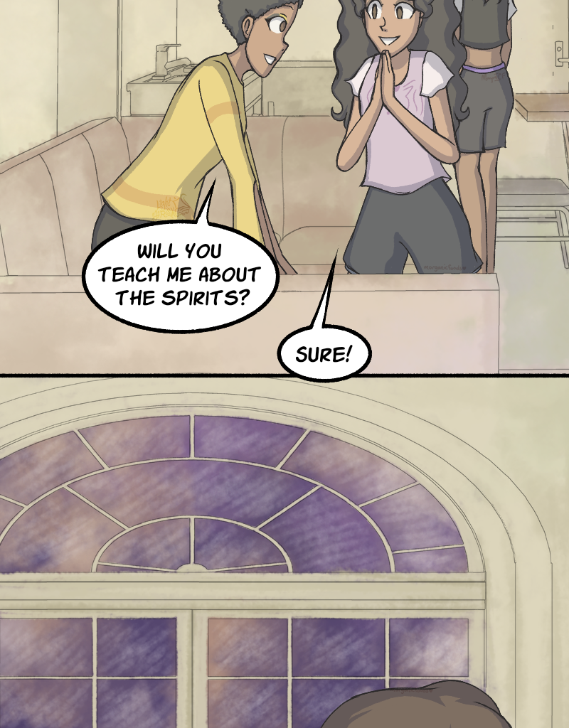 Light Rising - Episode 18, Page 2: Stuck Together Pages 54,55,56&57