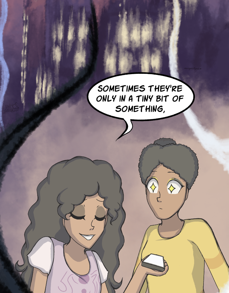 Light Rising - Episode 18, Page 2: Stuck Together Pages 54,55,56&57
