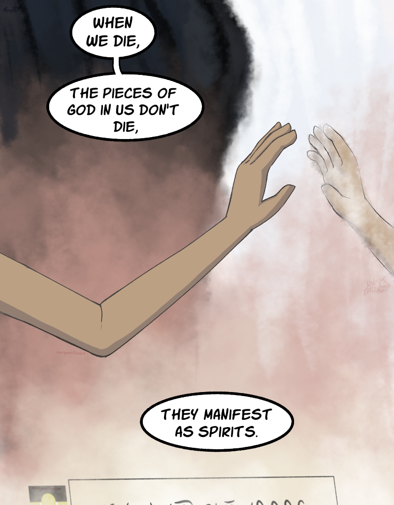 Light Rising - Episode 18, Page 3: Stuck Together Pages 54,55,56&57