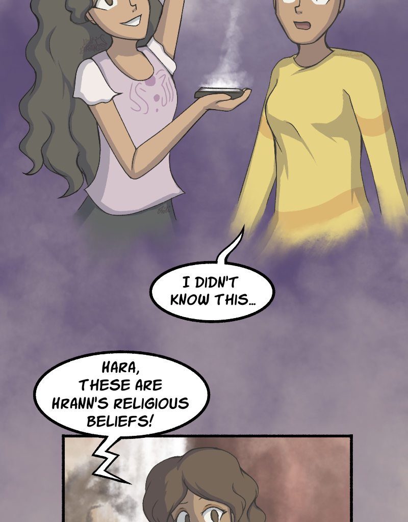 Light Rising - Episode 18, Page 3: Stuck Together Pages 54,55,56&57