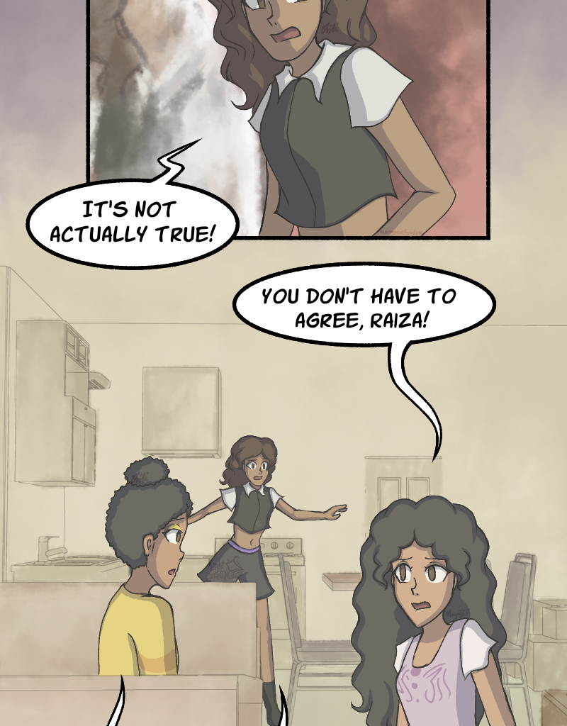 Light Rising - Episode 18, Page 3: Stuck Together Pages 54,55,56&57