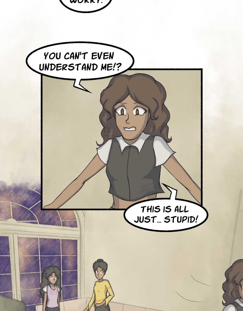 Light Rising - Episode 18, Page 4: Stuck Together Pages 54,55,56&57