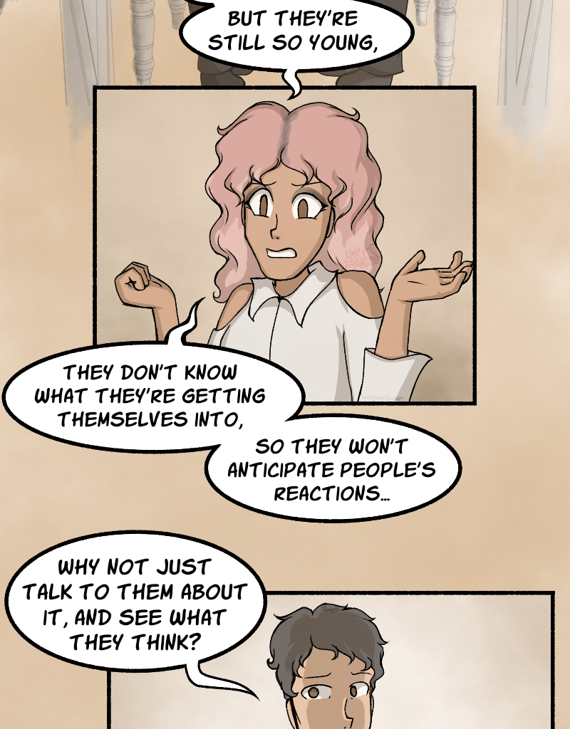 Light Rising - Episode 19, Page 2: Stuck Together Pages 58,58&59