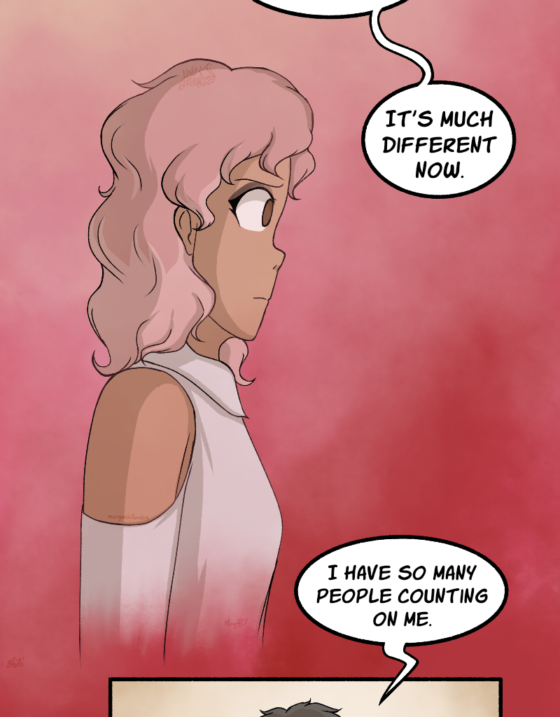 Light Rising - Episode 19, Page 3: Stuck Together Pages 58,58&59