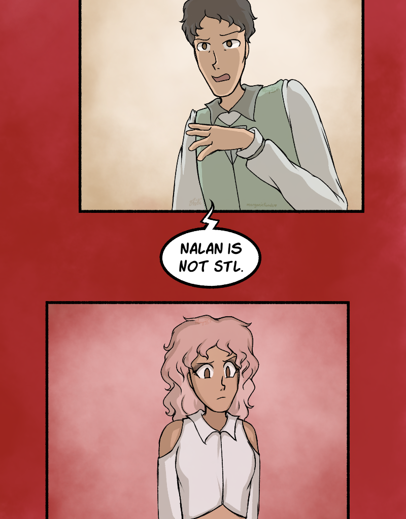 Light Rising - Episode 19, Page 3: Stuck Together Pages 58,58&59