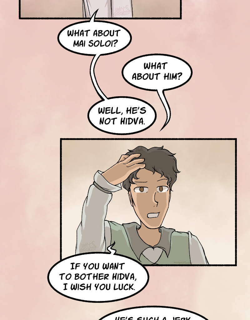 Light Rising - Episode 19, Page 3: Stuck Together Pages 58,58&59