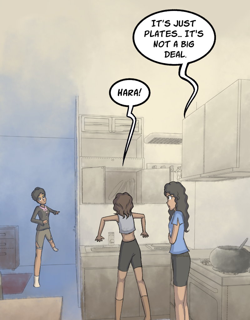 Light Rising - Episode 20, Page 2: Stuck Together Pages 61&62