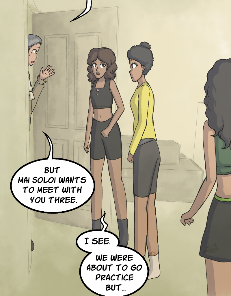Light Rising - Episode 21, Page 1: Stuck Together Pages 63,64,65&66