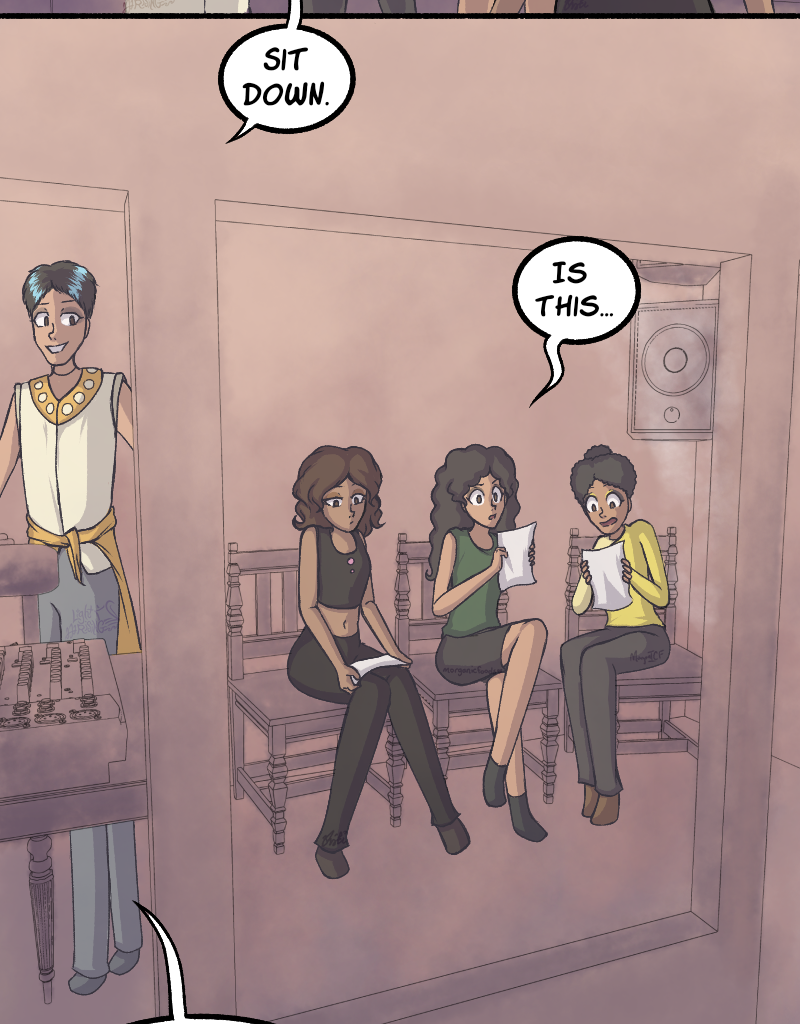 Light Rising - Episode 21, Page 2: Stuck Together Pages 63,64,65&66