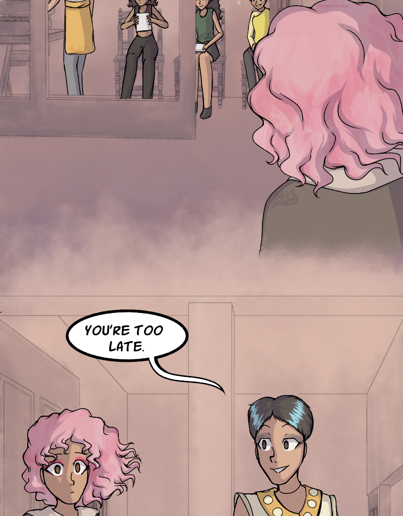 Light Rising - Episode 21, Page 3: Stuck Together Pages 63,64,65&66