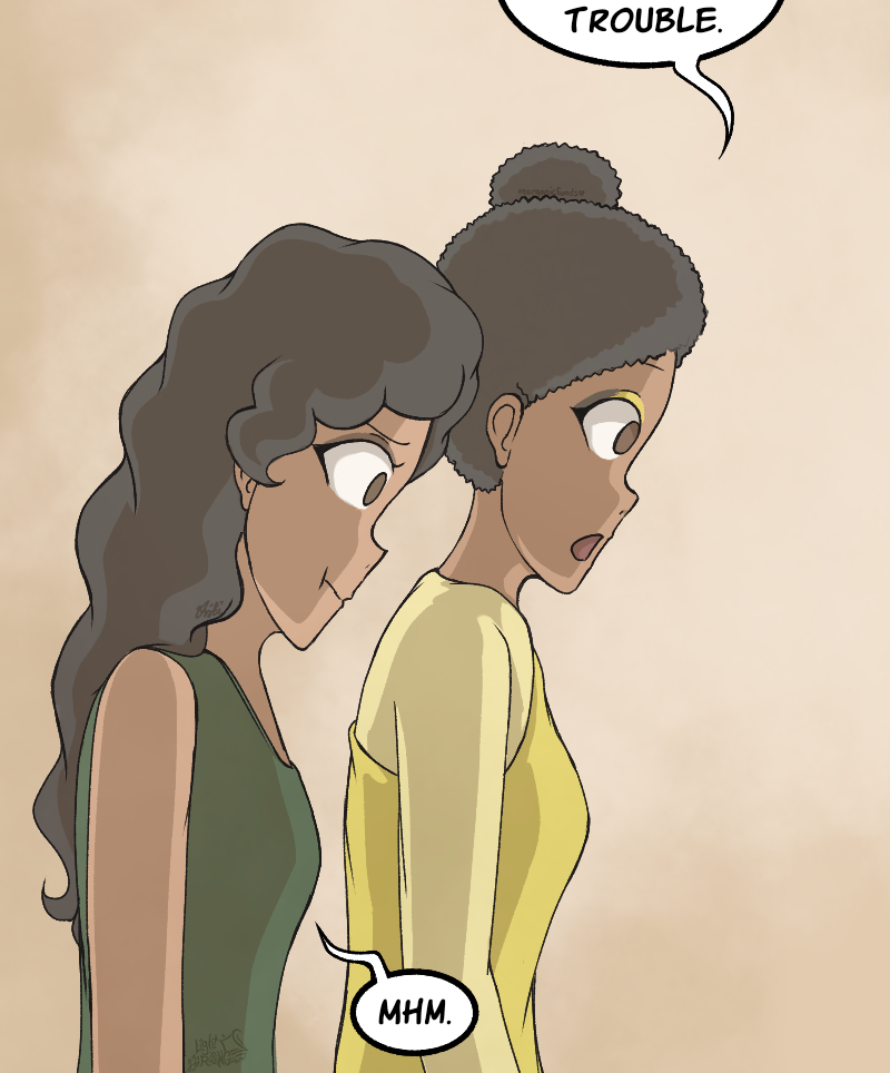 Light Rising - Episode 22, Page 1: Stuck Together Pages 67,68&69