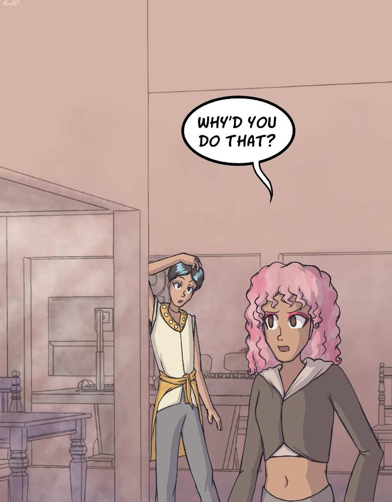 Light Rising - Episode 22, Page 3: Stuck Together Pages 67,68&69