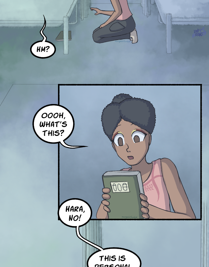 Light Rising - Episode 23, Page 1: Stuck Together Pages 70&71