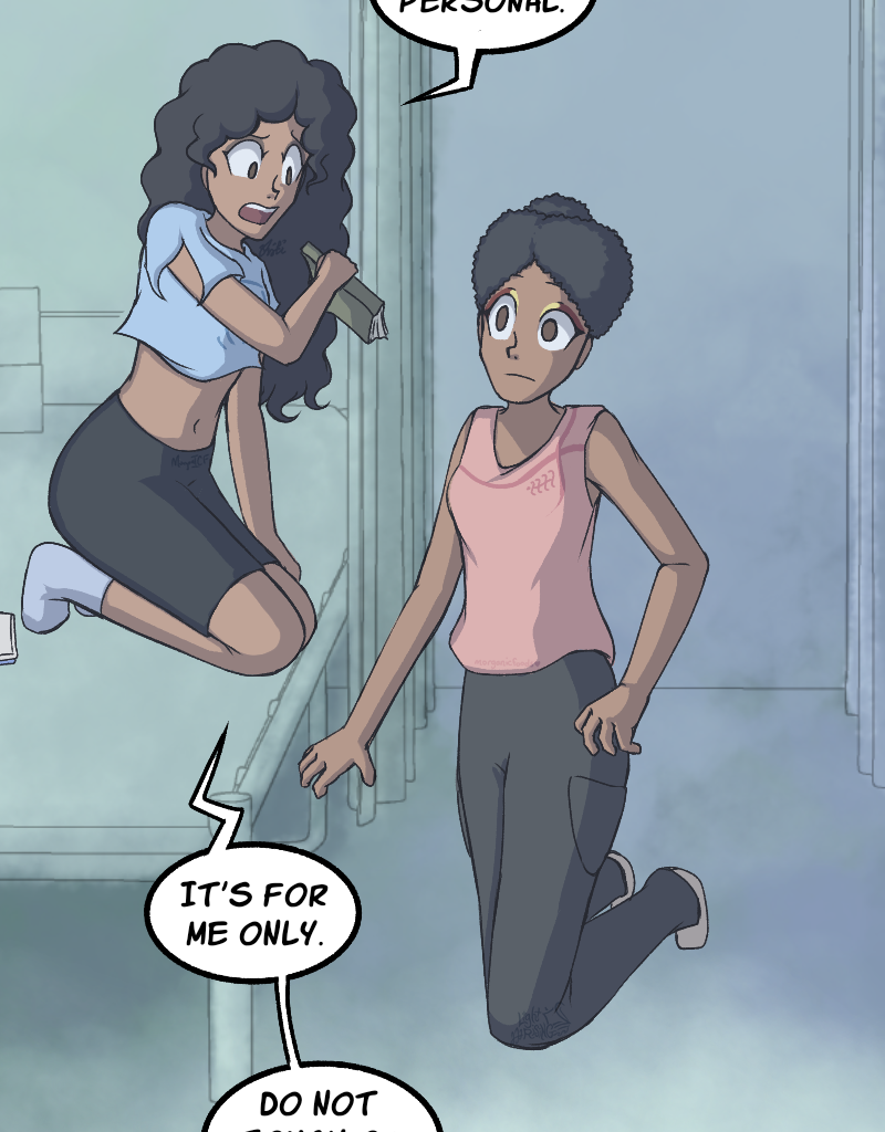 Light Rising - Episode 23, Page 1: Stuck Together Pages 70&71