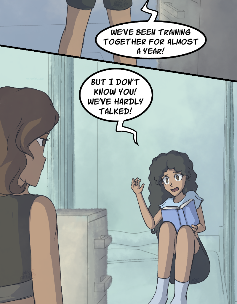 Light Rising - Episode 23, Page 2: Stuck Together Pages 70&71