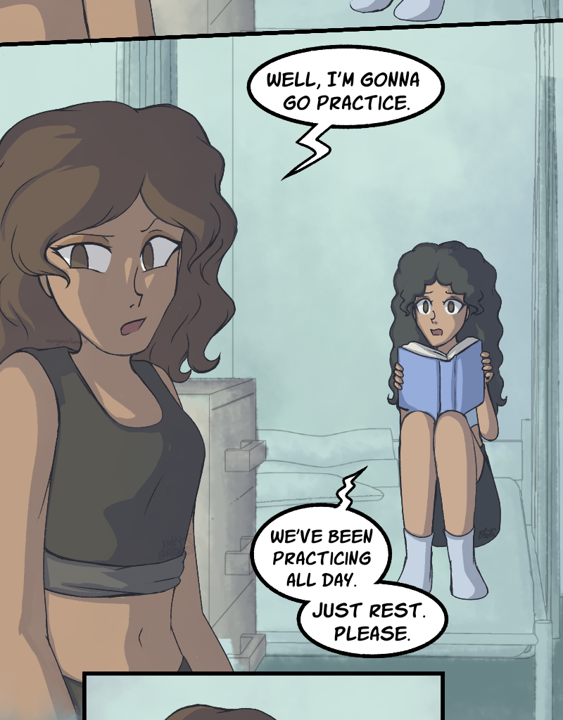 Light Rising - Episode 23, Page 2: Stuck Together Pages 70&71