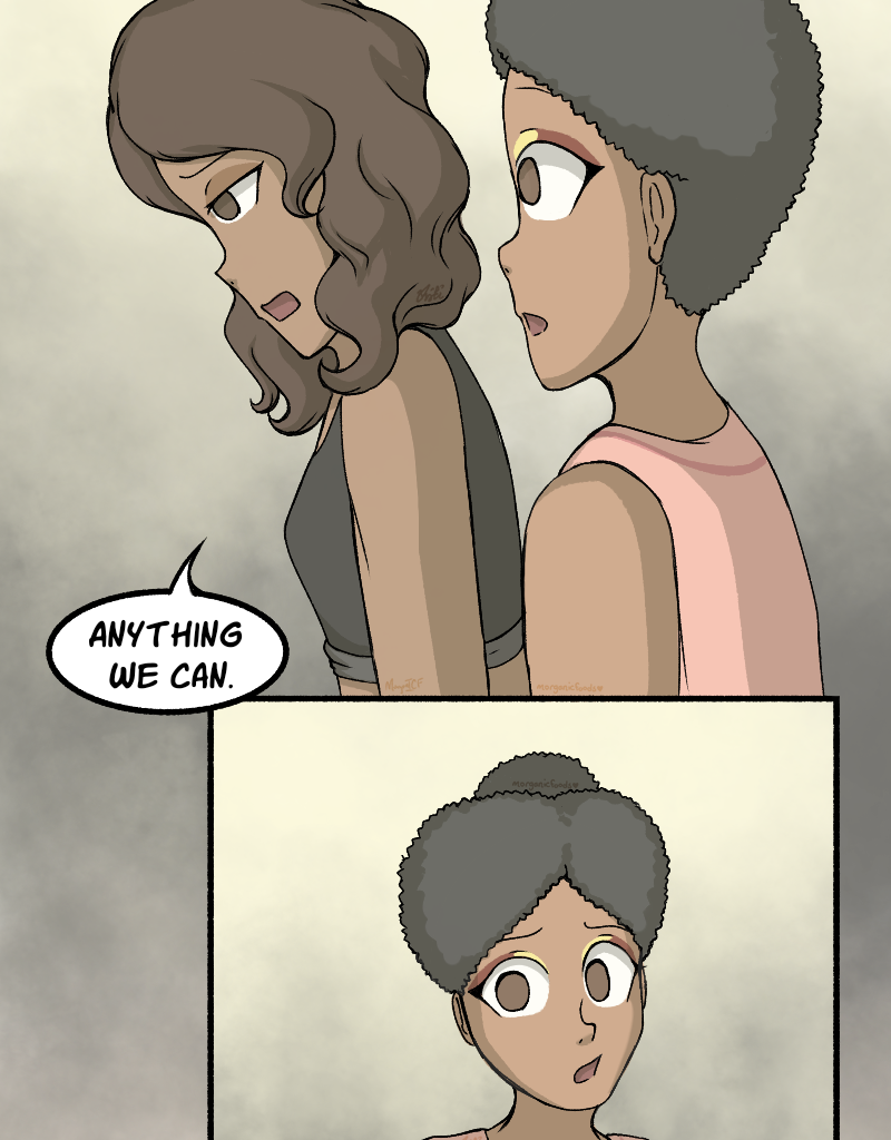 Light Rising - Episode 24, Page 1: Stuck Together Pages 72,73,74&75