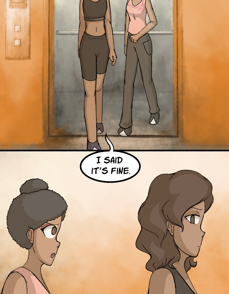 Light Rising - Episode 24, Page 1: Stuck Together Pages 72,73,74&75
