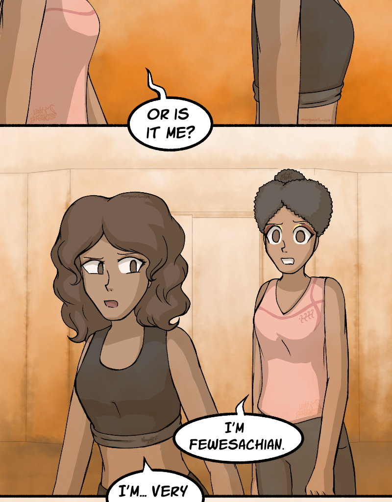 Light Rising - Episode 24, Page 1: Stuck Together Pages 72,73,74&75