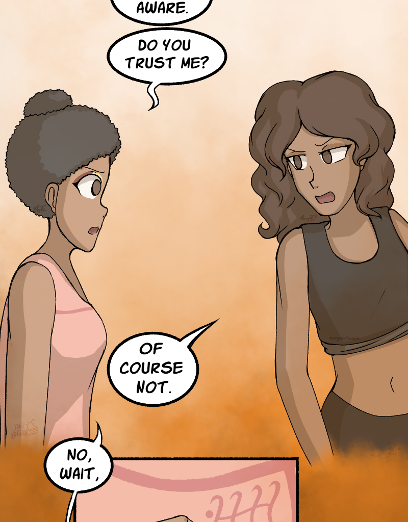 Light Rising - Episode 24, Page 1: Stuck Together Pages 72,73,74&75