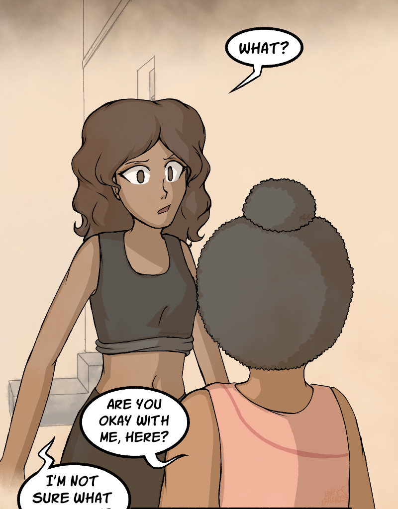 Light Rising - Episode 24, Page 2: Stuck Together Pages 72,73,74&75