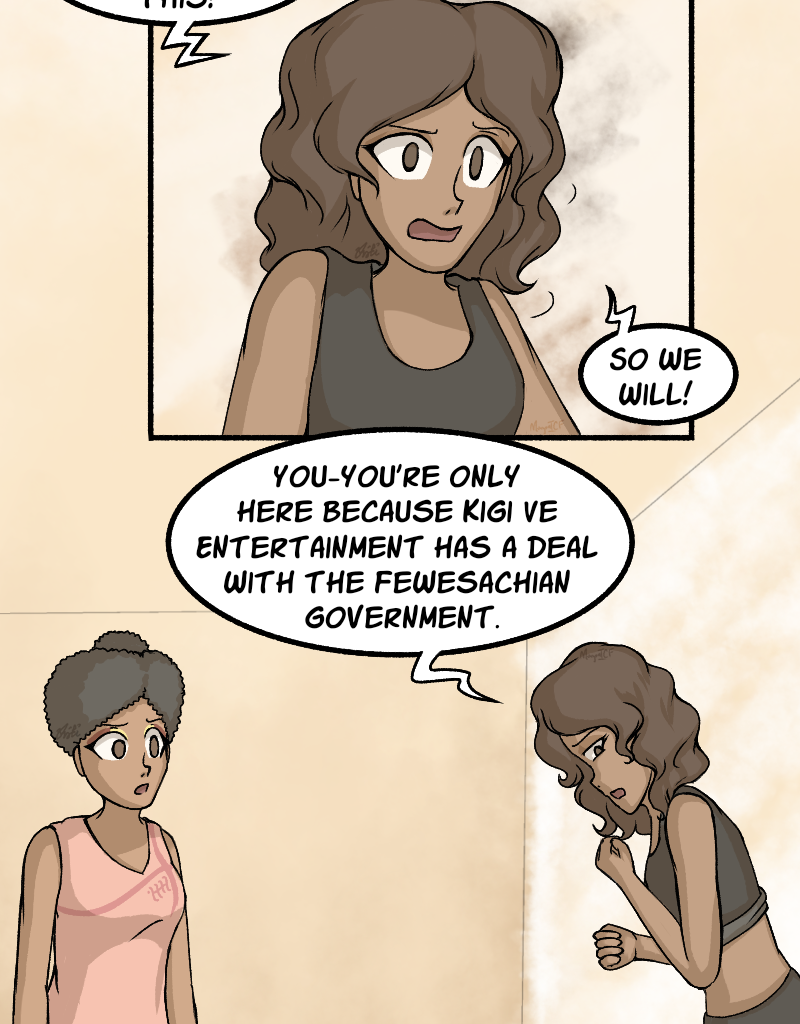 Light Rising - Episode 24, Page 3: Stuck Together Pages 72,73,74&75