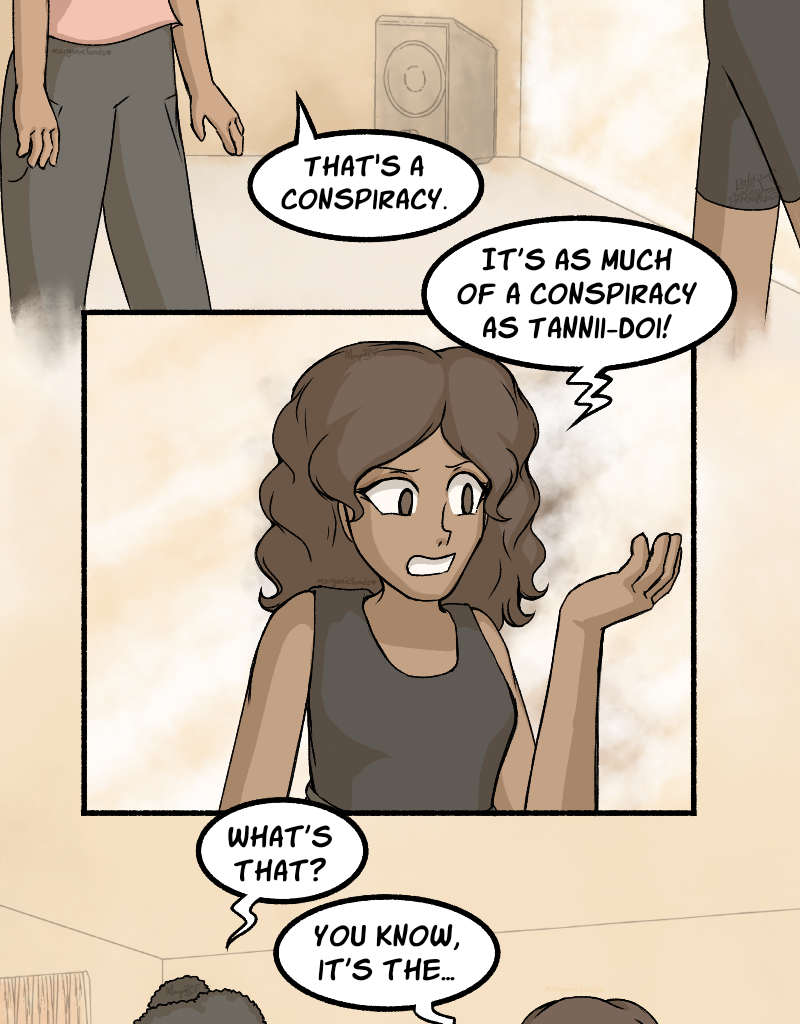 Light Rising - Episode 24, Page 3: Stuck Together Pages 72,73,74&75