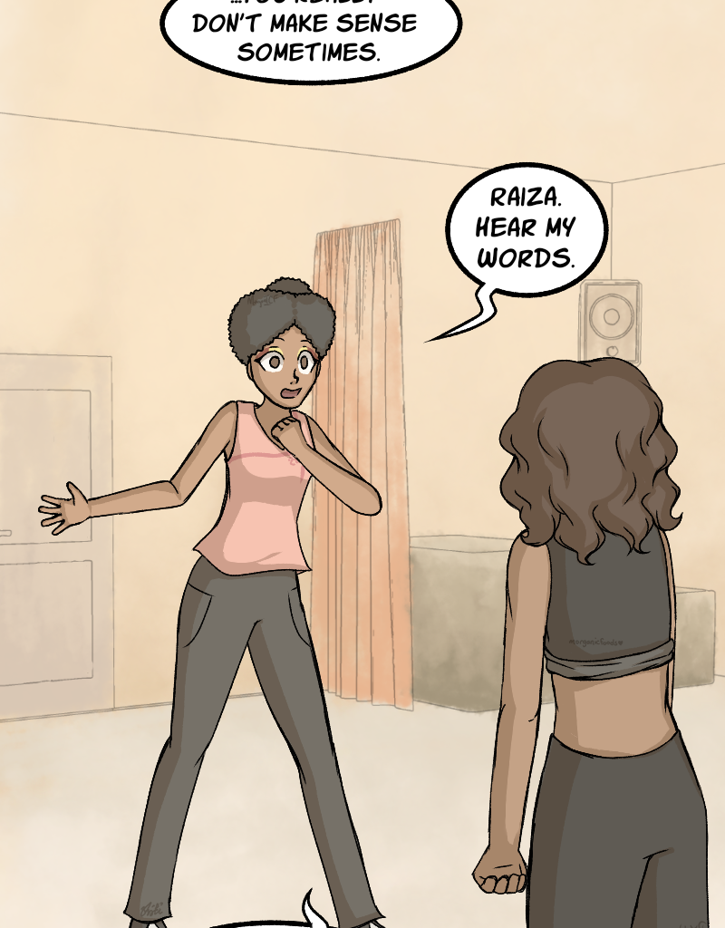 Light Rising - Episode 24, Page 3: Stuck Together Pages 72,73,74&75
