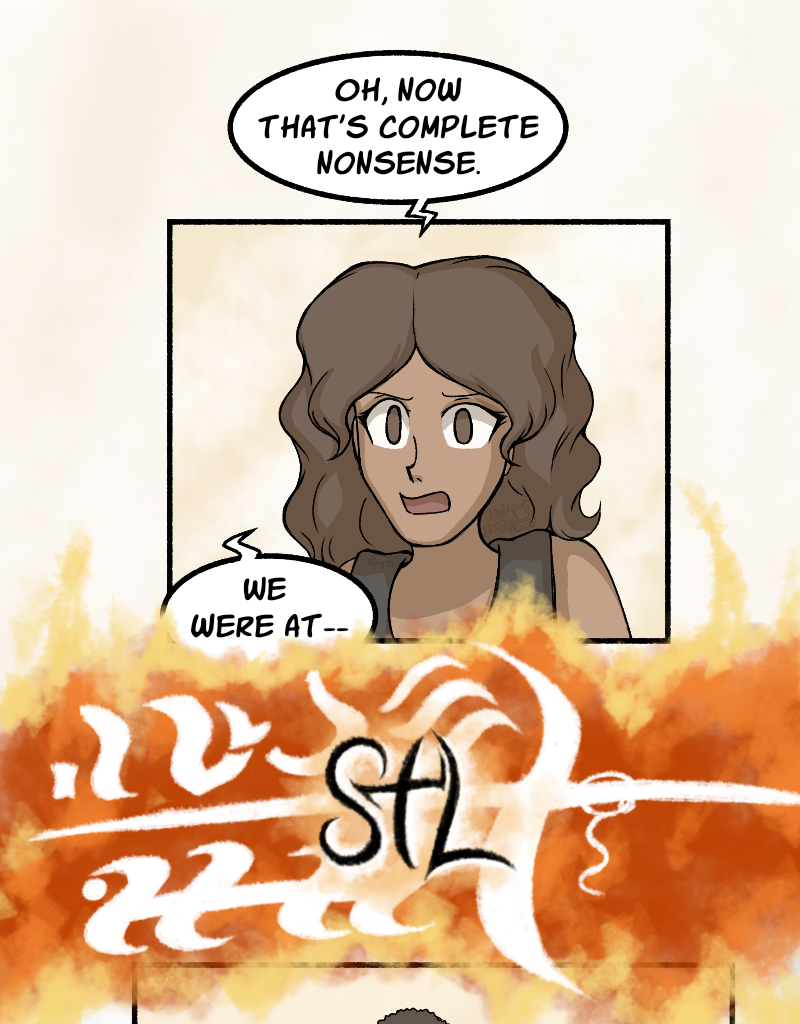 Light Rising - Episode 24, Page 4: Stuck Together Pages 72,73,74&75