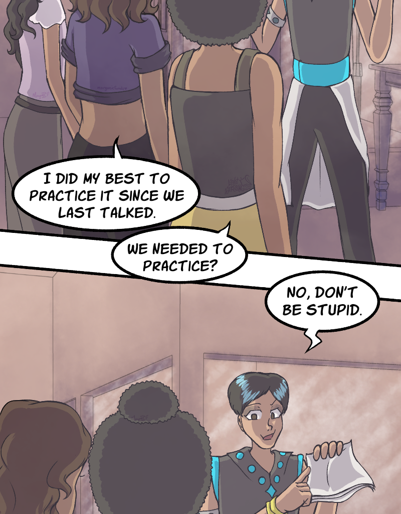 Light Rising - Episode 25, Page 1: Stuck Together Pages 76,77,78&79