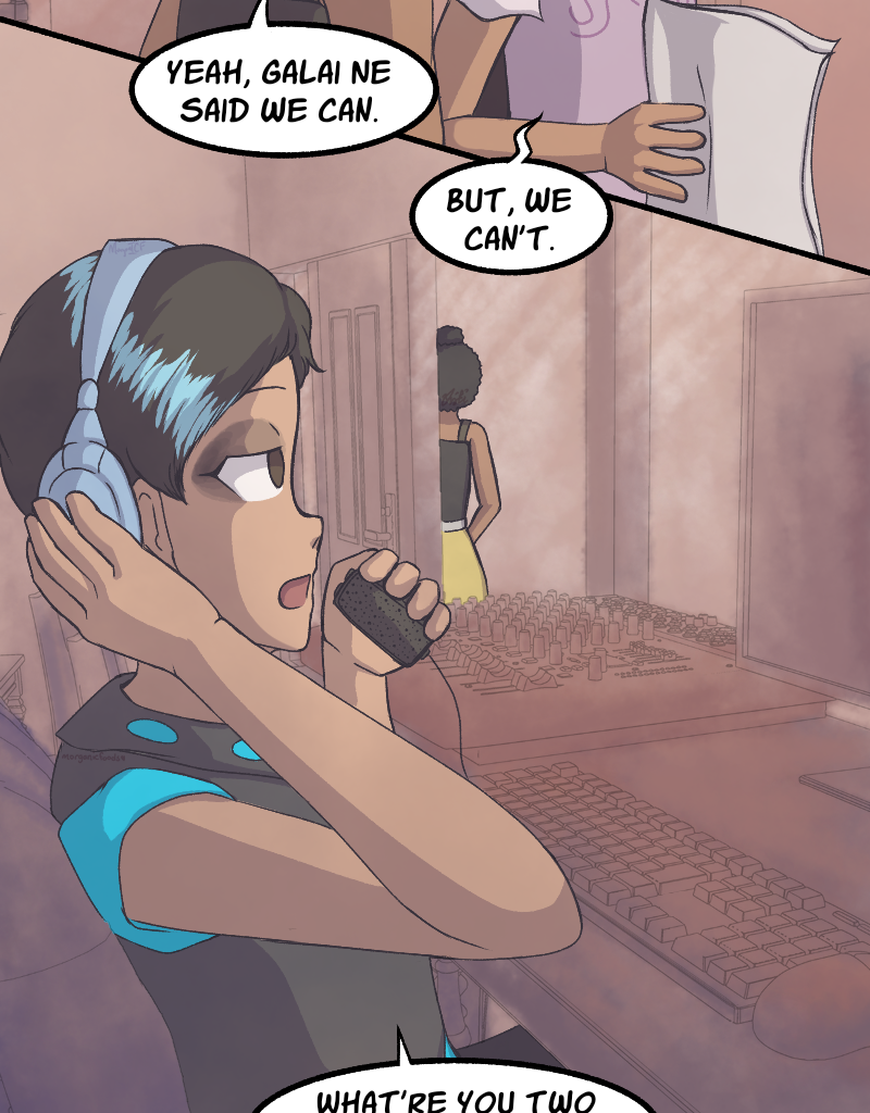 Light Rising - Episode 25, Page 2: Stuck Together Pages 76,77,78&79