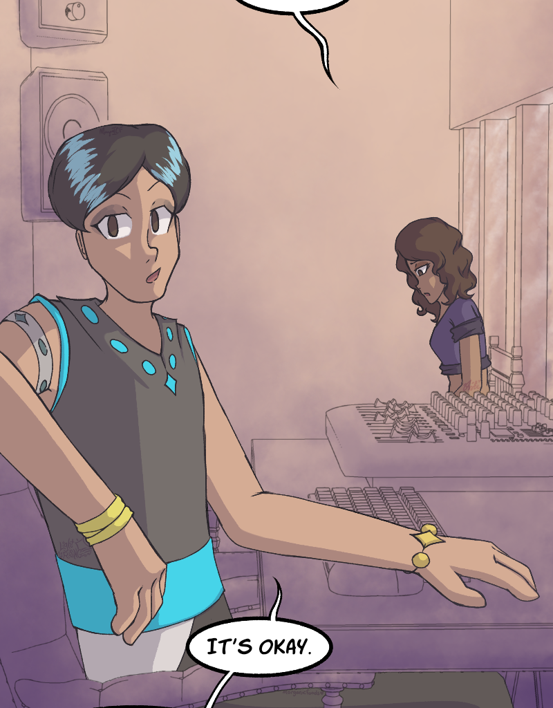 Light Rising - Episode 26, Page 2: Stuck Together Pages 80&81