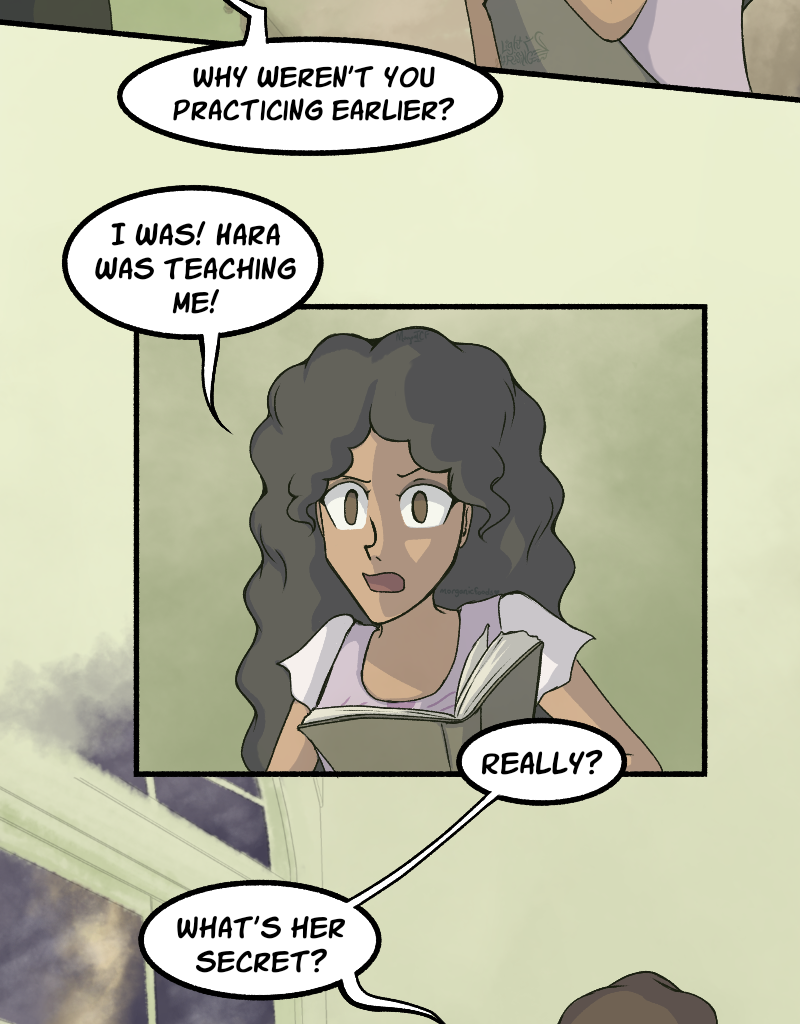 Light Rising - Episode 27, Page 1: Stuck Together Pages 82&83