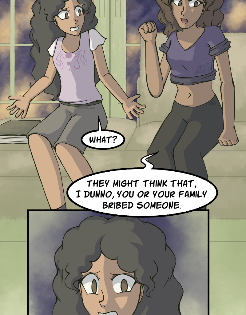 Light Rising - Episode 27, Page 2: Stuck Together Pages 82&83