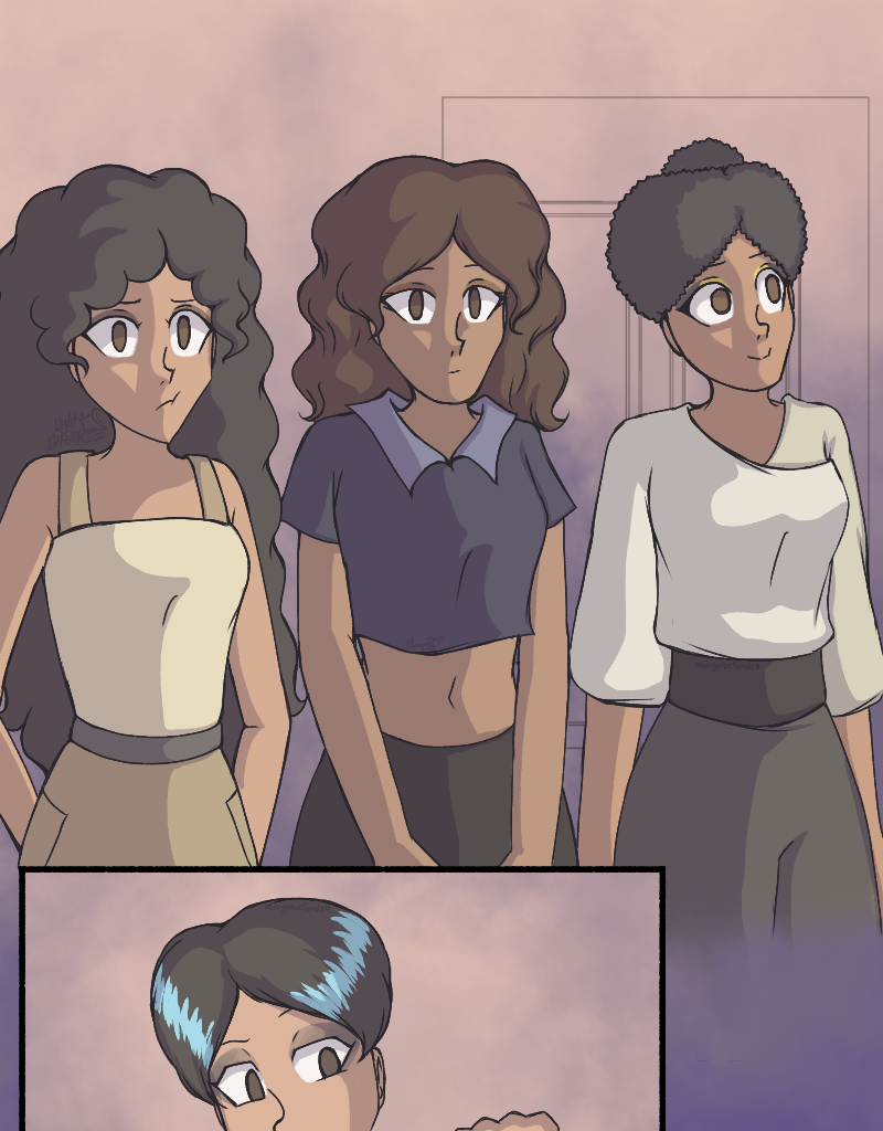 Light Rising - Episode 28, Page 1: Stuck Together Pages 84,85,86&87