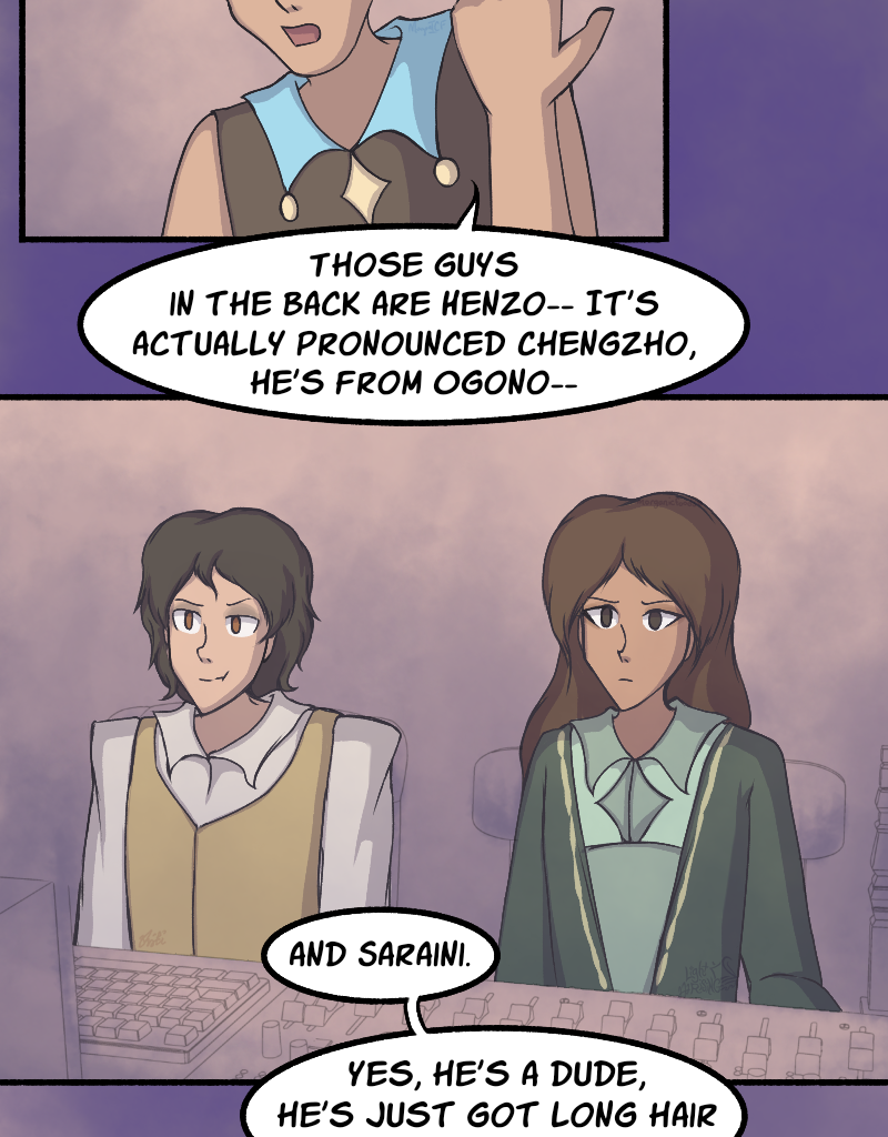 Light Rising - Episode 28, Page 1: Stuck Together Pages 84,85,86&87