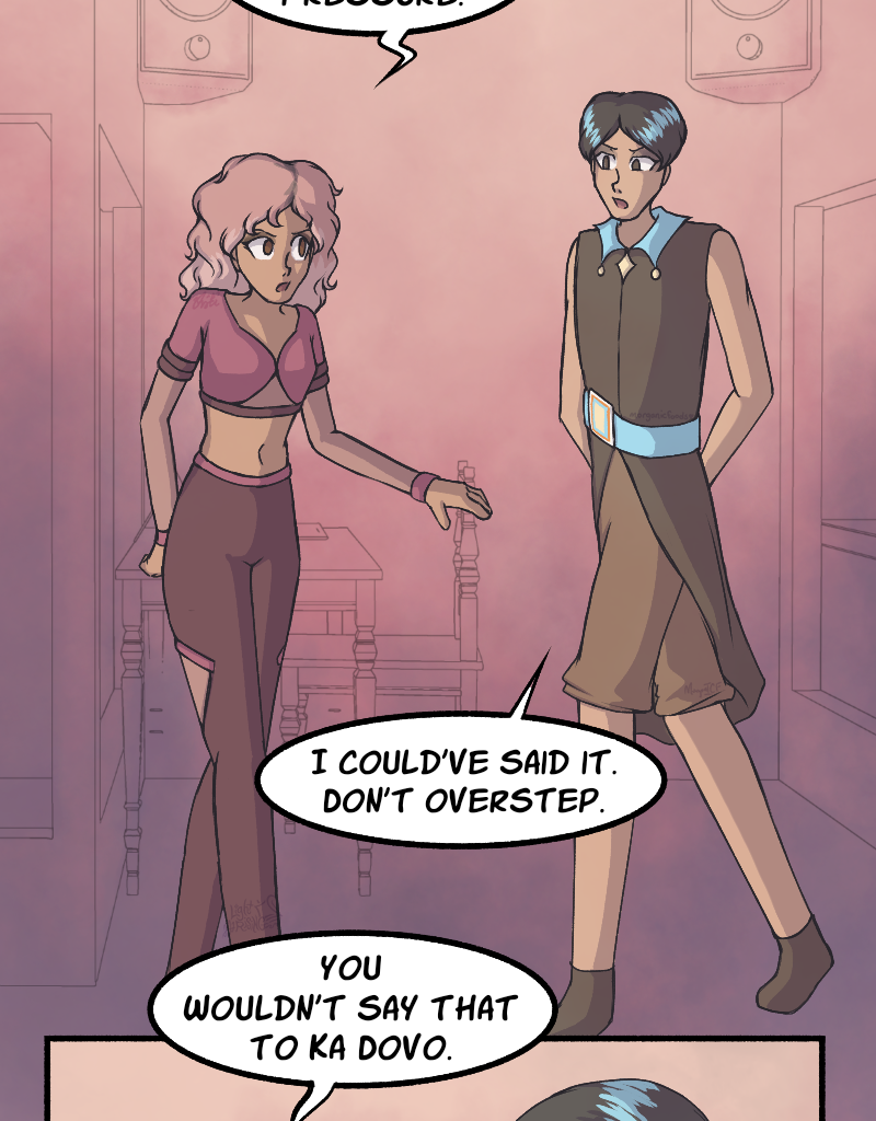 Light Rising - Episode 28, Page 1: Stuck Together Pages 84,85,86&87