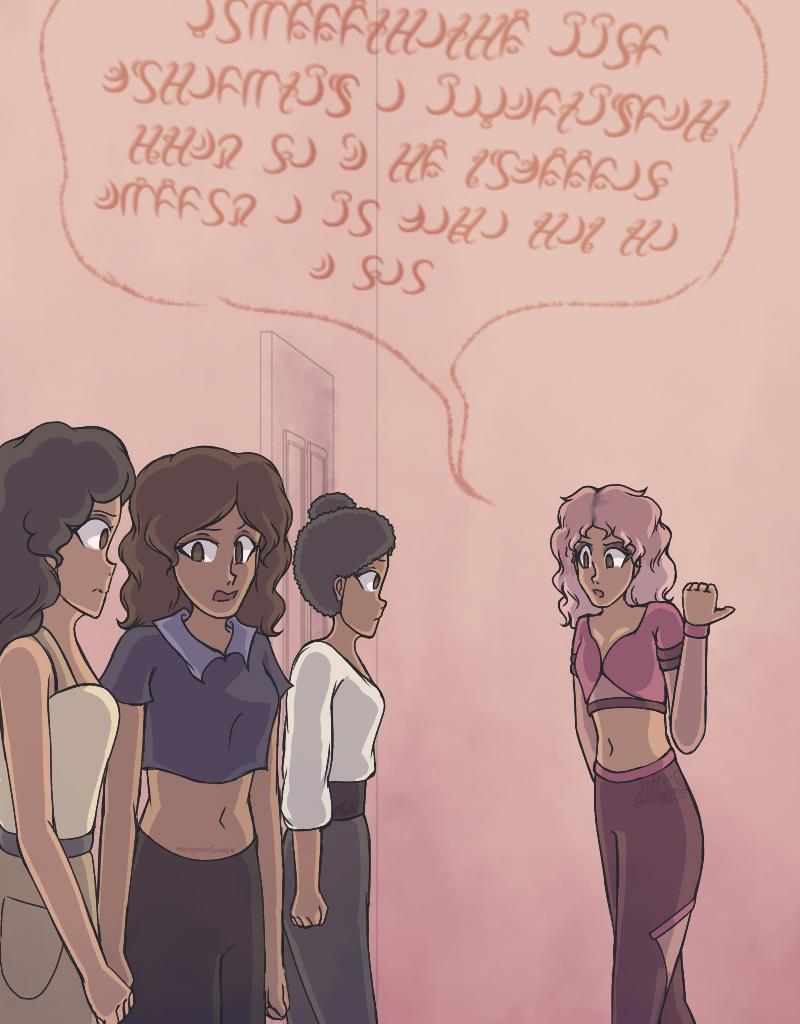 Light Rising - Episode 28, Page 2: Stuck Together Pages 84,85,86&87