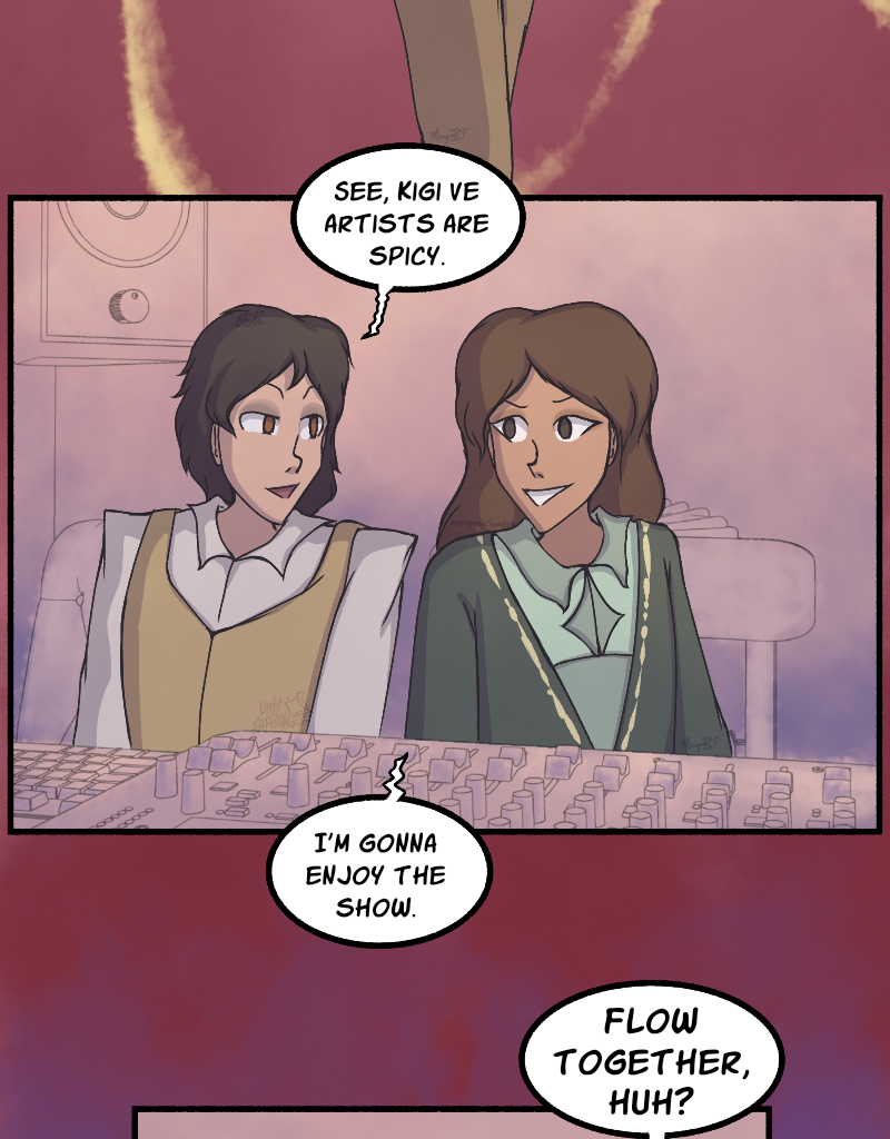 Light Rising - Episode 28, Page 3: Stuck Together Pages 84,85,86&87