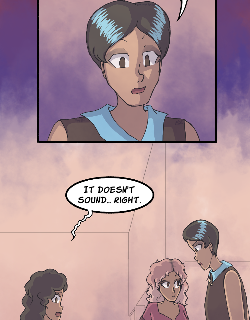 Light Rising - Episode 28, Page 3: Stuck Together Pages 84,85,86&87