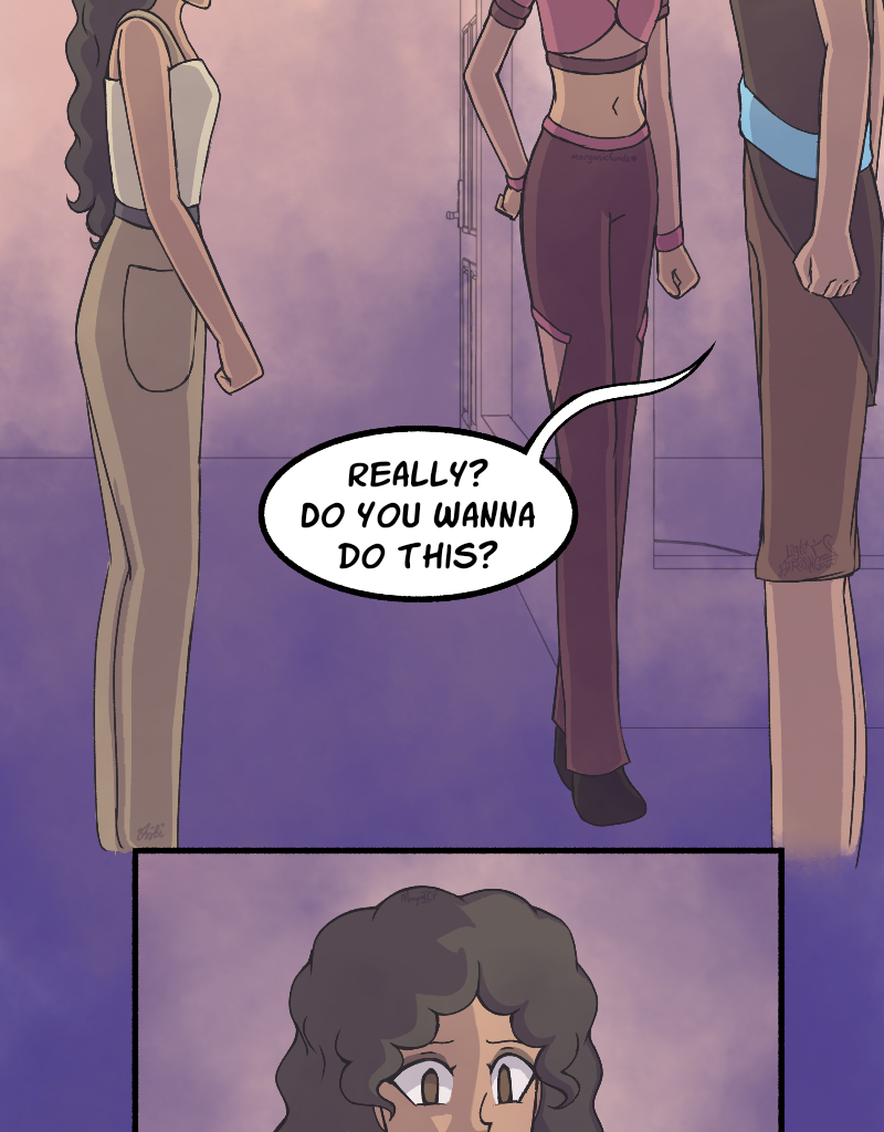 Light Rising - Episode 28, Page 3: Stuck Together Pages 84,85,86&87