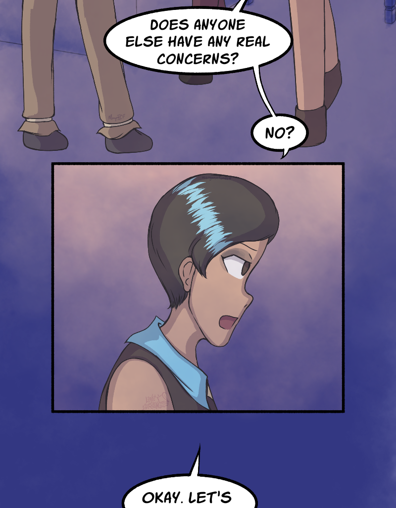 Light Rising - Episode 28, Page 3: Stuck Together Pages 84,85,86&87