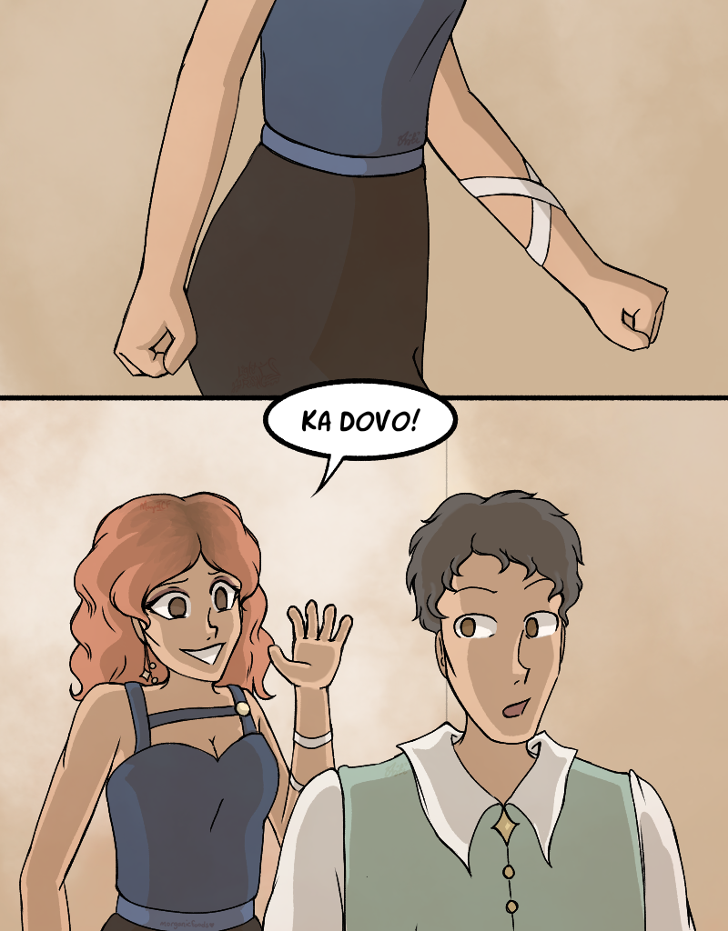 Light Rising - Episode 29, Page 1: Stuck Together Pages 88,89,90&91
